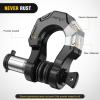 Nilight 2 Pack 3/4″ D-Ring Separate Shackle with 7/8″ Lock Pin 45,000 lbs Break Strength, Off Road Recovery Shackle with Isolators Washers for Use with Tow Strap, Winch, Truck Vehicle (Black)