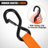 Nilight 2PCS Synthetic Soft Shackle 1/2″ x 24″ & Recovery Ring Kit – 56,000 LBS Shackle Breaking Strength with 46,000 LBS MBS Snatch Pulley for 4×4 Truck SUV ATV UTV Off-Road Vehicle Extraction (Gray)(1in x 15ft Ratchet Straps 4Pcs)