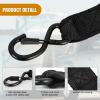 Nilight 2PCS Synthetic Soft Shackle 1/2″ x 24″ & Recovery Ring Kit – 56,000 LBS Shackle Breaking Strength with 46,000 LBS MBS Snatch Pulley for 4×4 Truck SUV ATV UTV Off-Road Vehicle Extraction (Gray)(2 in x 48 in Boat Trailer Straps)