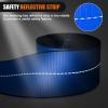 Nilight 2PCS Synthetic Soft Shackle 1/2″ x 24″ & Recovery Ring Kit – 56,000 LBS Shackle Breaking Strength with 46,000 LBS MBS Snatch Pulley for 4×4 Truck SUV ATV UTV Off-Road Vehicle Extraction (Gray)(4in x 30ft Truck Straps 10PCS Blue)
