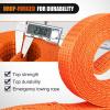 Nilight 2PCS Synthetic Soft Shackle 1/2″ x 24″ & Recovery Ring Kit – 56,000 LBS Shackle Breaking Strength with 46,000 LBS MBS Snatch Pulley for 4×4 Truck SUV ATV UTV Off-Road Vehicle Extraction (Gray)(2in x 20ft Strap w/Hooks)