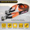 Nilight 2PCS Synthetic Soft Shackle 1/2″ x 24″ & Recovery Ring Kit – 56,000 LBS Shackle Breaking Strength with 46,000 LBS MBS Snatch Pulley for 4×4 Truck SUV ATV UTV Off-Road Vehicle Extraction (Gray)(3in x 30ft Tow Strap)