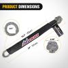 Nilight 2PCS Synthetic Soft Shackle 1/2″ x 24″ & Recovery Ring Kit – 56,000 LBS Shackle Breaking Strength with 46,000 LBS MBS Snatch Pulley for 4×4 Truck SUV ATV UTV Off-Road Vehicle Extraction (Gray)(2Pcs Soft Shackles Grey)