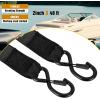 Nilight 2PCS Synthetic Soft Shackle 1/2″ x 24″ & Recovery Ring Kit – 56,000 LBS Shackle Breaking Strength with 46,000 LBS MBS Snatch Pulley for 4×4 Truck SUV ATV UTV Off-Road Vehicle Extraction (Gray)(2 in x 48 in Boat Trailer Straps)