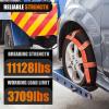 Nilight 2PCS Synthetic Soft Shackle 1/2″ x 24″ & Recovery Ring Kit – 56,000 LBS Shackle Breaking Strength with 46,000 LBS MBS Snatch Pulley for 4×4 Truck SUV ATV UTV Off-Road Vehicle Extraction (Gray)(Tow Dolly Wheel Straps 2Pcs)