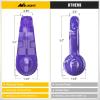 Nilight 3/4 inch D Ring Shackle 2 Pack 19T (41,887 lbs) Break Strength 4.75T WLL Heavy Duty Towing Hook with Anti-Theft System Anti-Rattle Isolators for Truck Jeep SUV ATV UTV Recovery Black(Purple-31 Ton Mega)