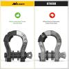 Nilight 3/4 inch D Ring Shackle 2 Pack 19T (41,887 lbs) Break Strength 4.75T WLL Heavy Duty Towing Hook with Anti-Theft System Anti-Rattle Isolators for Truck Jeep SUV ATV UTV Recovery Black(Black 3/4″ 31 Ton 2 Pack)