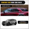 Nilight Roof Rack Cross Bars Compatible with Subaru Outback Wilderness 2022 2023 2024 with Side Rails, Adjustable Aluminum Less Wind Noise Car Crossbars for Cargo Carrier Luggage Kayak Tent Snowboard(Ford Explorer 2020-2022)