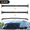 Nilight Roof Rack Cross Bars Compatible with Subaru Outback Wilderness 2022 2023 2024 with Side Rails, Adjustable Aluminum Less Wind Noise Car Crossbars for Cargo Carrier Luggage Kayak Tent Snowboard(Ford Expedition 2018-2022)