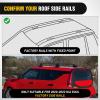 Nilight Roof Rack Cross Bars Compatible with Subaru Outback Wilderness 2022 2023 2024 with Side Rails, Adjustable Aluminum Less Wind Noise Car Crossbars for Cargo Carrier Luggage Kayak Tent Snowboard(Kia Soul 2020-2022)