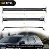 Nilight Roof Rack Cross Bars Compatible with Subaru Outback Wilderness 2022 2023 2024 with Side Rails, Adjustable Aluminum Less Wind Noise Car Crossbars for Cargo Carrier Luggage Kayak Tent Snowboard(GMC Acadia 2017-2023)