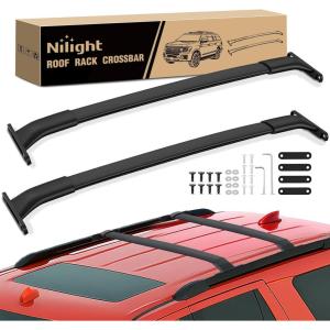 Nilight Roof Rack Cross Bars Compatible with Subaru Outback Wilderness 2022 2023 2024 with Side Rails, Adjustable Aluminum Less Wind Noise Car Crossbars for Cargo Carrier Luggage Kayak Tent Snowboard(Ford Expedition 2018-2022)