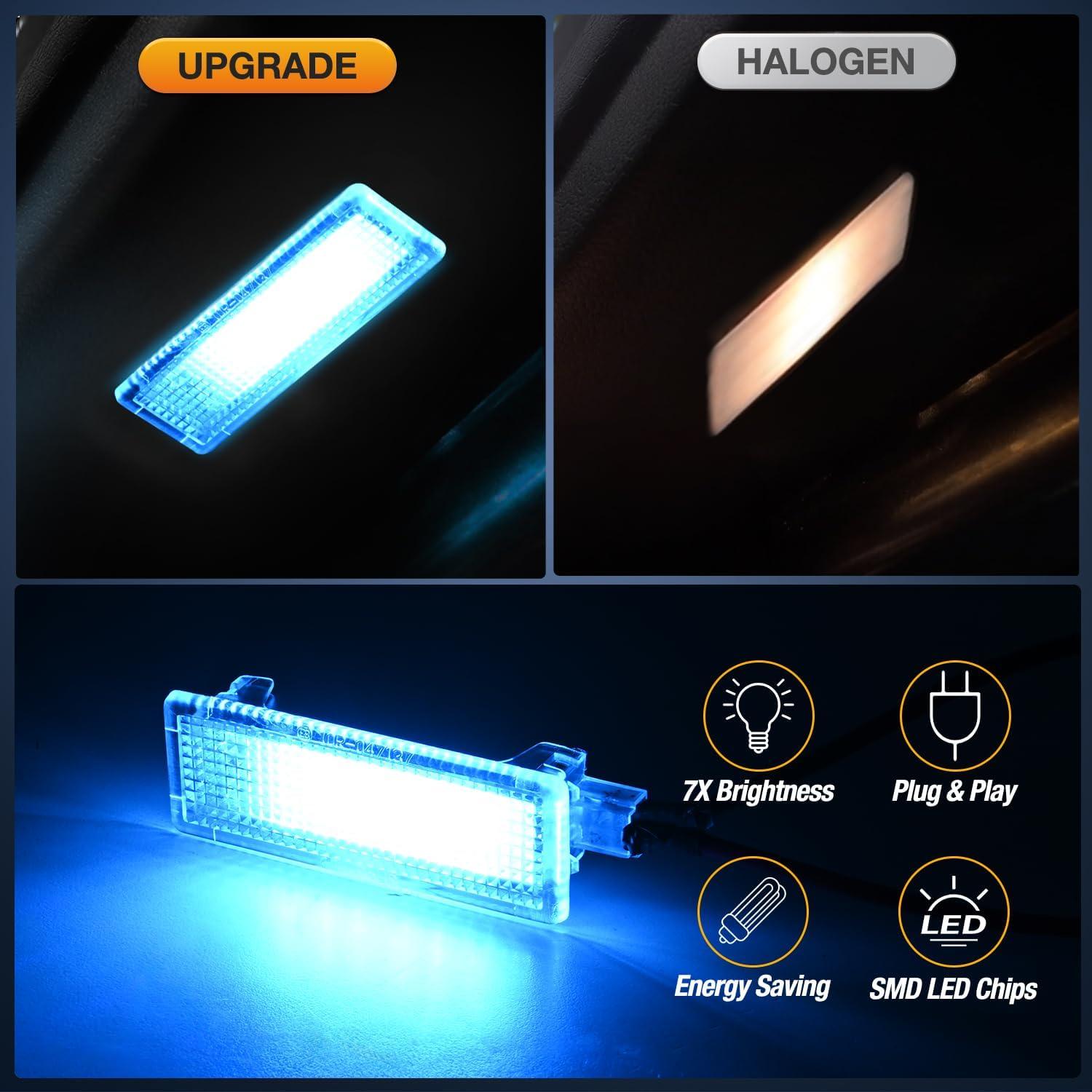 image:imageNilight 2PCS LED Interior Door Panel Light Courtesy Warning Lights White Red Plug and Play Compatible with Ford F150 19972003 F250 Lobo19971999 F150 SVT 19992022 Heritage 2004Aqua
