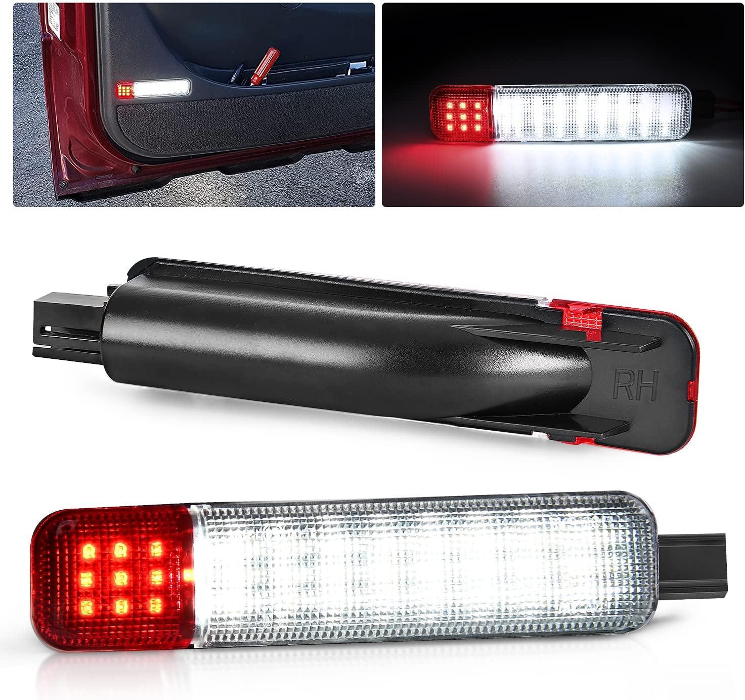 image:imageNilight 2PCS LED Interior Door Panel Light Courtesy Warning Lights White Red Plug and Play Compatible with Ford F150 19972003 F250 Lobo19971999 F150 SVT 19992022 Heritage 2004RedWhite