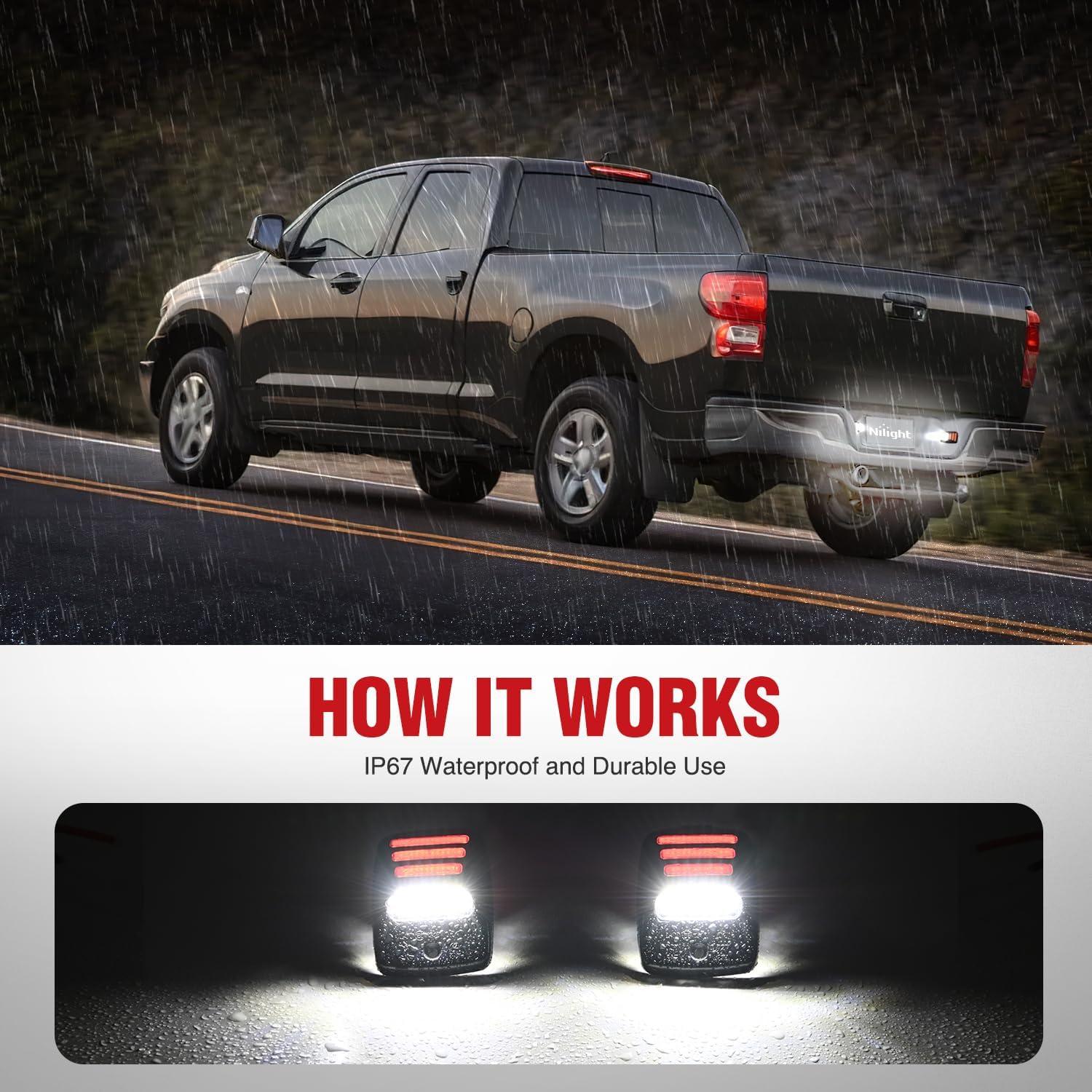 image:imageNilight License Plate Light Compatible with 1994 1995 1996 1997 1998 1999 2000 2001 Dodge Ram 1500 2500 3500 2002 RAM 2500 3500 6000K White 2PCS PackRed 20052015 Tacoma20002013 Tundra