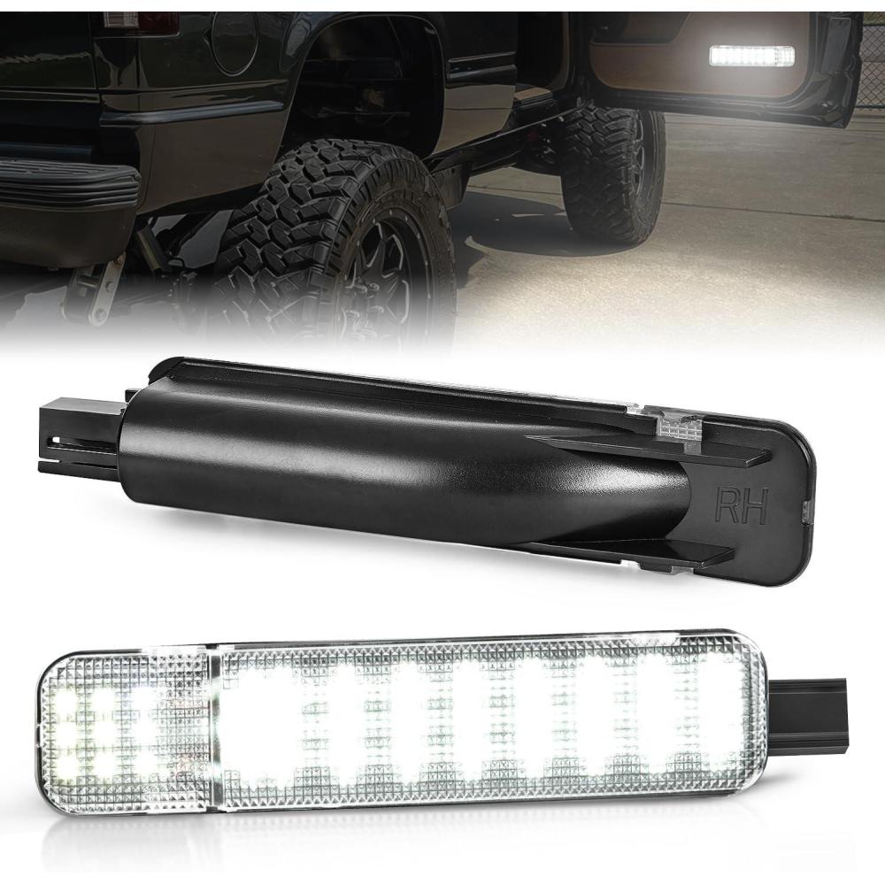image:imageNilight 2PCS LED Interior Door Panel Light Courtesy Warning Lights White Red Plug and Play Compatible with Ford F150 19972003 F250 Lobo19971999 F150 SVT 19992022 Heritage 2004White