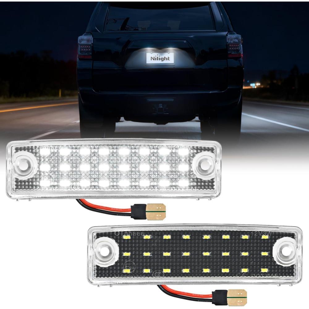 image:imageNilight License Plate Light Compatible with 1994 1995 1996 1997 1998 1999 2000 2001 Dodge Ram 1500 2500 3500 2002 RAM 2500 3500 6000K White 2PCS Pack19962022 Toyota 4Runner20012022 Toyota Sequoia