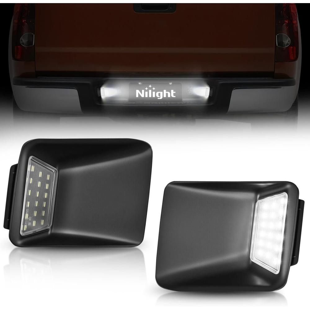 image:imageNilight License Plate Light Compatible with 1994 1995 1996 1997 1998 1999 2000 2001 Dodge Ram 1500 2500 3500 2002 RAM 2500 3500 6000K White 2PCS Pack20042012 Chevrolet ColoradoGMC Canyon