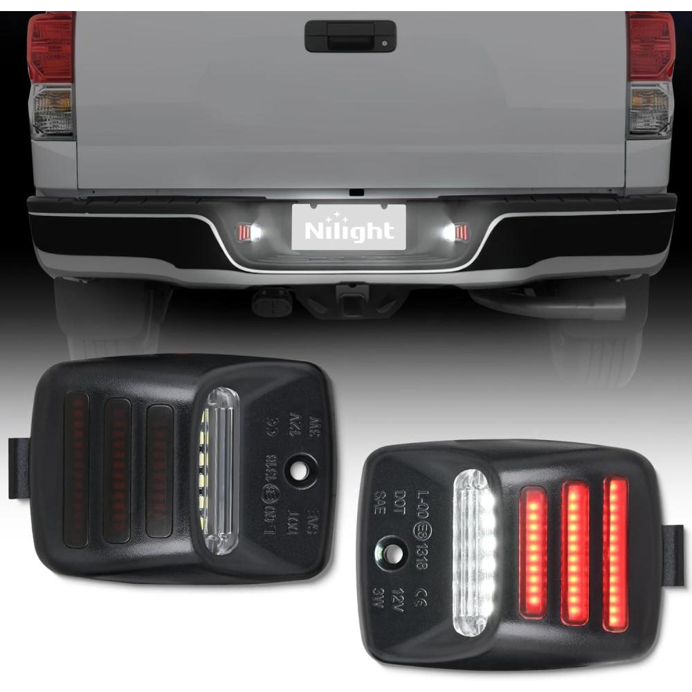 image:imageNilight License Plate Light Compatible with 1994 1995 1996 1997 1998 1999 2000 2001 Dodge Ram 1500 2500 3500 2002 RAM 2500 3500 6000K White 2PCS PackRed 20052015 Tacoma20002013 Tundra