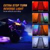 Nilight 1PC 4FT Spiral RGB Led Whip Light with Spring Base Chasing Light RF Remote Control Lighted Antenna Whips for Can-Am ATV UTV RZR Polaris Dune Buggy Offroad Truck, 2 Years Warranty(RGB Fat-Remote APP Control)