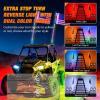 Nilight 1PC 4FT Spiral RGB Led Whip Light with Spring Base Chasing Light RF Remote Control Lighted Antenna Whips for Can-Am ATV UTV RZR Polaris Dune Buggy Offroad Truck, 2 Years Warranty(RGB-Remote APP Control)