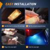Nilight 2PCS LED Interior Door Panel Light Courtesy Warning Lights Blue Red Plug and Play Compatible with Chevy GMC C/K Silverado Sierra 1500 2500 3500 HD Suburban Cadillac Escalade Hummer H2(Blue)