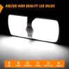 Nilight 2pcs RV Interior Lights 12V-24V LED Ceiling Light Fixture with ON Off Switch Inside Lighting Natural White 4000-4500K for Car RVs Trailer Camper Boat(RV Interior Lights-5PCS)