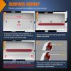 Nilight LED Tail Light 2PCS 17 Inch 40LED Red Running Tail Stop Brake Lights w/Chrome Bezel Waterproof Surface Mount for 12V Towing Trailer Truck RV Camper Boat(2Pcs 17″ Red 40LED w/chrome bezel)