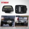 Nilight License Plate Light Compatible with 1994 1995 1996 1997 1998 1999 2000 2001 Dodge Ram 1500 2500 3500 2002 RAM 2500 3500 6000K White 2PCS Pack(Black 2005-2015 Tacoma/2000-2013 Tundra)