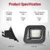 Nilight License Plate Light Compatible with 1994 1995 1996 1997 1998 1999 2000 2001 Dodge Ram 1500 2500 3500 2002 RAM 2500 3500 6000K White 2PCS Pack(Clear 2003-2018 Dodge Ram)
