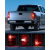 Nilight Taillight Assembly for 2014 2015 2016 2017 2018 2019 Chevy Silverado 1500 2500HD 3500HD 2015-2019 GMC Sierra 3500HD 2019 Silverado 1500LD OE Style Rear Lamp Driver Side(Passenger Side)