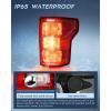 Nilight Taillight Assembly for 2018 2019 2020 Ford F150 F-150 Pickup Truck Right Tail Light Rear Lamp Replacement OE Style Red Housing with Bulbs and Harness Passenger Side
