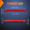 Nilight Turn Signal Fang Lights LED Accent Street Legal Front Signature Light Compatible with Polaris RZR XP 1000 Turbo Accessories 2019 2020 2021 2022 2023(Center Tail Light-Red Housing)