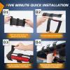 Nilight UTV Dome Light Universal 1.5”-2.0” Roll Bar Mount LED Interior Spot Flood Combo Beam LED Lights for UTVs ATVs Can-Am Polaris RZR Dune Buggy Golf Cart Off-Road Vehicle Boat(2PCS Jeep Black Red Grab Handle)