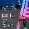 Nilight 1PC 4FT Spiral RGB Led Whip Light with Spring Base Chasing Light RF Remote Control Lighted Antenna Whips for Can-Am ATV UTV RZR Polaris Dune Buggy Offroad Truck, 2 Years Warranty(RGB COB-Remote APP Control)