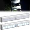 Nilight 2pcs RV Interior Lights 12V-24V LED Ceiling Light Fixture with ON Off Switch Inside Lighting Natural White 4000-4500K for Car RVs Trailer Camper Boat(7.48″ RV Step Light-2PCS)