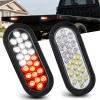 2Pcs Red White 24Led Strobe Lights