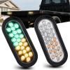 2Pcs Amber Green 24Led Strobe Lights