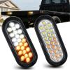 2Pcs Amber White 24Led Strobe Lights