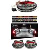 Nilight Truck Tailgate Bar 60Inch Triple Row 504 LED Strip with 2PCS 60Inch 180 LEDs Bed Strip Kit for Cargo Pickup Truck SUV RV Boat, 2 Years Warranty