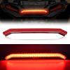 Nilight Turn Signal Fang Lights LED Accent Street Legal Front Signature Light Compatible with Polaris RZR XP 1000 Turbo Accessories 2019 2020 2021 2022 2023(Center Tail Light-Red Housing)