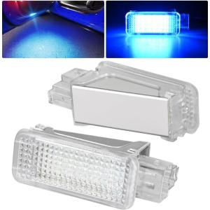 Nilight 2PCS LED Interior Door Panel Light Courtesy Warning Lights Blue Red Plug and Play Compatible with Chevy GMC C/K Silverado Sierra 1500 2500 3500 HD Suburban Cadillac Escalade Hummer H2(Blue)