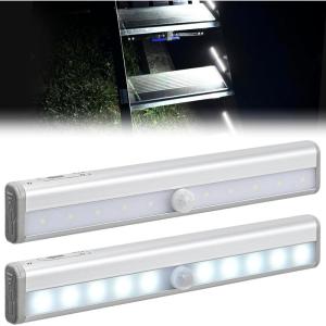 Nilight 2pcs RV Interior Lights 12V-24V LED Ceiling Light Fixture with ON Off Switch Inside Lighting Natural White 4000-4500K for Car RVs Trailer Camper Boat(7.48″ RV Step Light-2PCS)