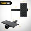 Nilight Hitch Step with Whip Mount Holes 2″ Receiver Upgraded Textured Black Anti-Slip Step Bar Rear Bumper Guard Protector Includes Hitch Lock & U-Bolts Universal Fit for Trucks SUV Car Van(Hitch Step with Whip Mount Holes)