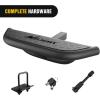 Nilight Hitch Step with Whip Mount Holes 2″ Receiver Upgraded Textured Black Anti-Slip Step Bar Rear Bumper Guard Protector Includes Hitch Lock & U-Bolts Universal Fit for Trucks SUV Car Van(Heavy Duty Hitch Step)