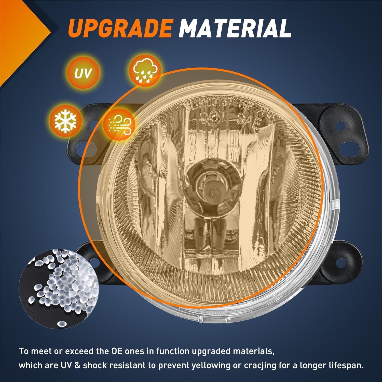 image:imageNilight Bumper Fog Light Compatible with 2005 2006 2007 2008 2009 2010 Dodge Dakota Durango Jeep Commander Grand Cherokee Raider Chrysler Aspen 300 SRT80709 JeepDodge0610 Chrysler Clear