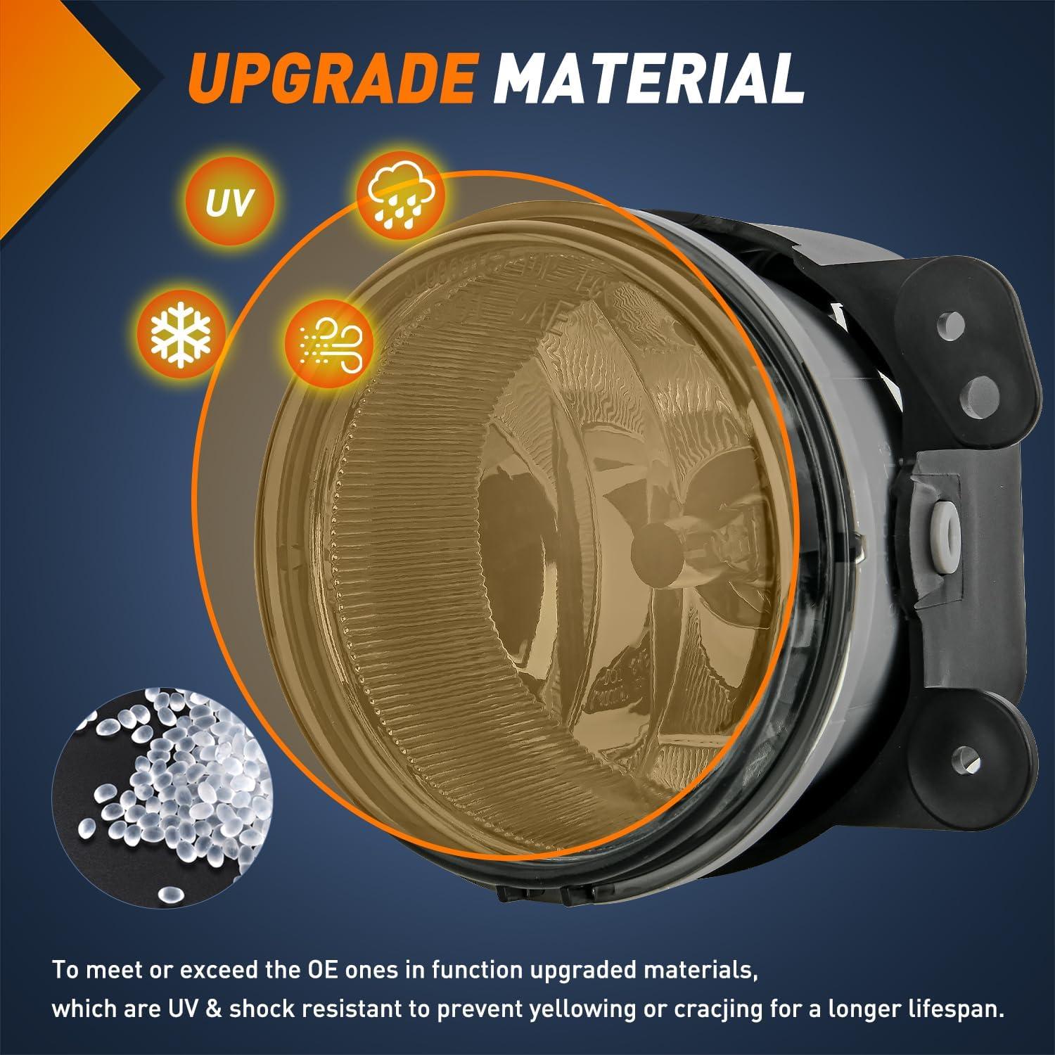 image:imageNilight Bumper Fog Light Compatible with 2005 2006 2007 2008 2009 2010 Dodge Dakota Durango Jeep Commander Grand Cherokee Raider Chrysler Aspen 300 SRT80709 JeepDodge0610 Chrysler Smoke