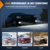 Nilight Bumper Fog Light Compatible with 2005 2006 2007 2008 2009 2010 Dodge Dakota Durango Jeep Commander Grand Cherokee Raider Chrysler Aspen 300 SRT8(2011-2014 Dodge Charger)