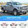 Nilight in-Channel Rain Guards for Ford F150 SuperCrew 2015 2016 2017 2018 2019 2020,Window Visors Vent Deflectors, Smoke Tinted, Wind & Rain Protection, Car Wash Safe – 4PCS(Ford F150 Raptor 2015-2020)