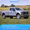 Nilight in-Channel Rain Guards for Ford F150 SuperCrew 2015 2016 2017 2018 2019 2020,Window Visors Vent Deflectors, Smoke Tinted, Wind & Rain Protection, Car Wash Safe – 4PCS(Ford F150 Raptor 2015-2020)